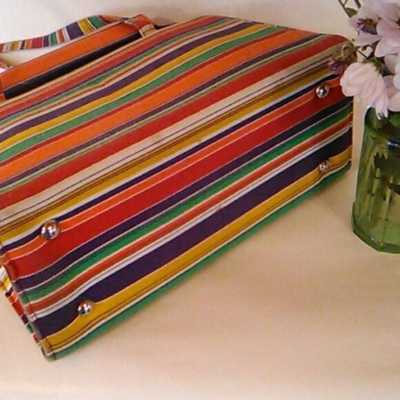 Whimsical Striped Bag  - Picture 4 of 8